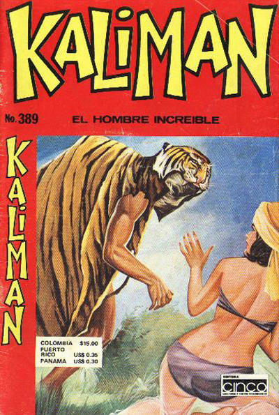 Cover for Kaliman (Editora Cinco, 1976 series) #389