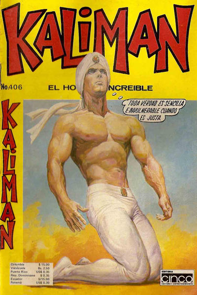 Cover for Kaliman (Editora Cinco, 1976 series) #406