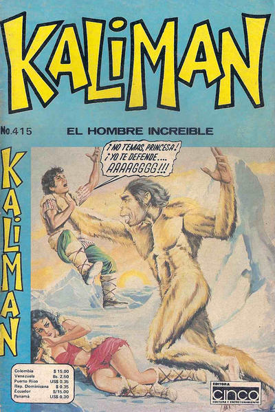 Cover for Kaliman (Editora Cinco, 1976 series) #415