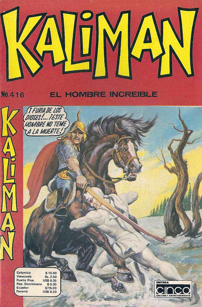 Cover for Kaliman (Editora Cinco, 1976 series) #416