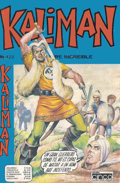 Cover for Kaliman (Editora Cinco, 1976 series) #422