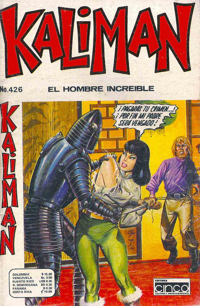 Cover for Kaliman (Editora Cinco, 1976 series) #426