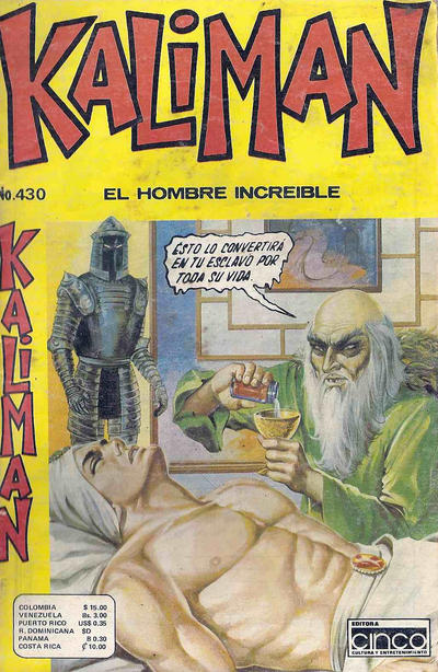 Cover for Kaliman (Editora Cinco, 1976 series) #430