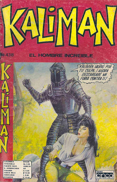 Cover for Kaliman (Editora Cinco, 1976 series) #438