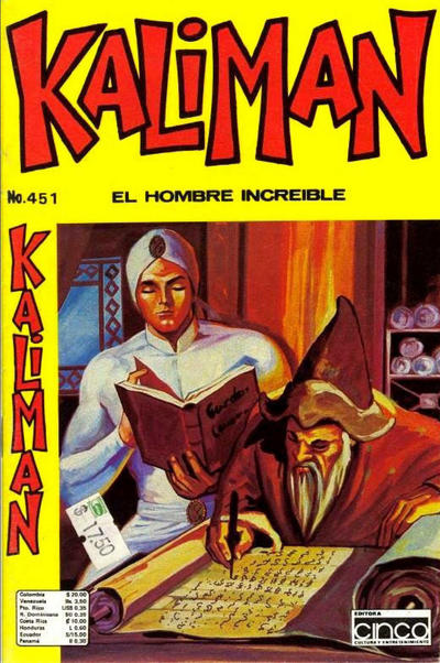 Cover for Kaliman (Editora Cinco, 1976 series) #451