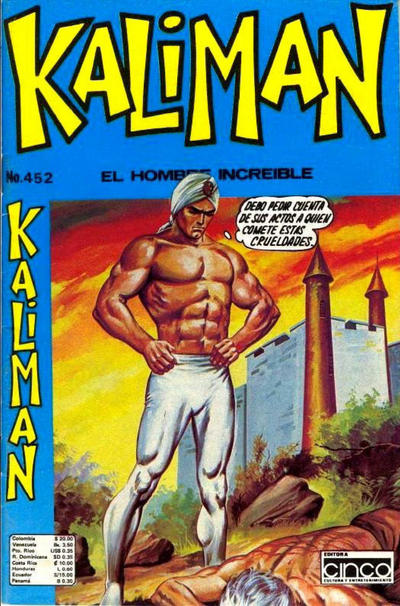 Cover for Kaliman (Editora Cinco, 1976 series) #452