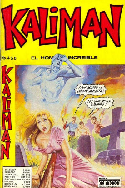 Cover for Kaliman (Editora Cinco, 1976 series) #456