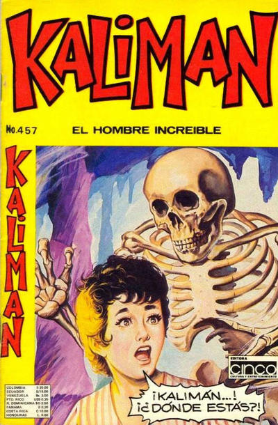 Cover for Kaliman (Editora Cinco, 1976 series) #457