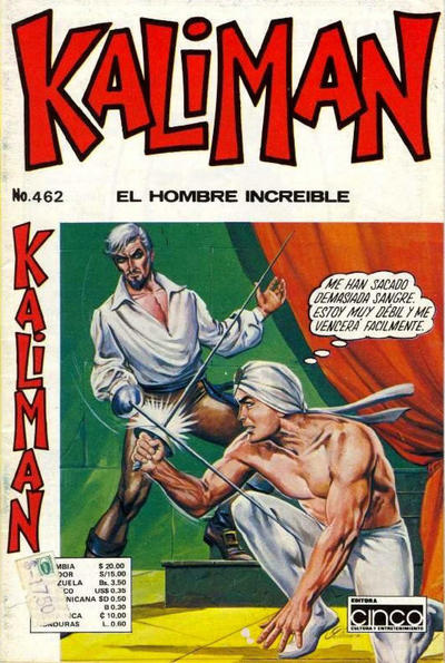 Cover for Kaliman (Editora Cinco, 1976 series) #462