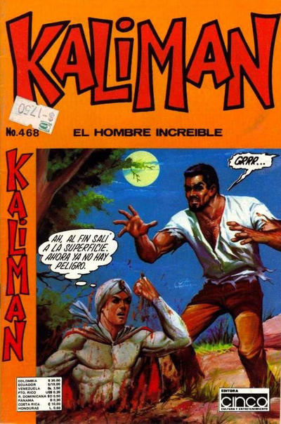 Cover for Kaliman (Editora Cinco, 1976 series) #468