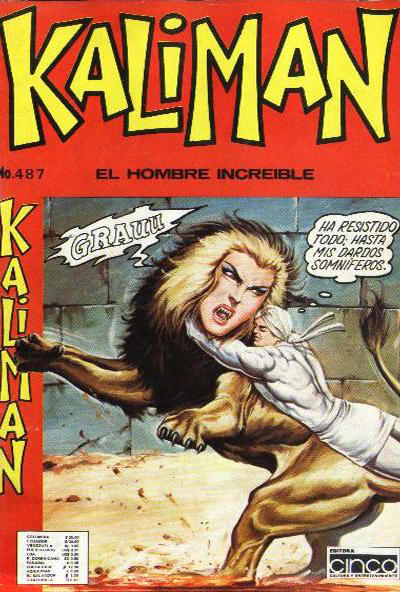 Cover for Kaliman (Editora Cinco, 1976 series) #487