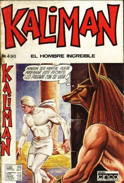 Cover for Kaliman (Editora Cinco, 1976 series) #490