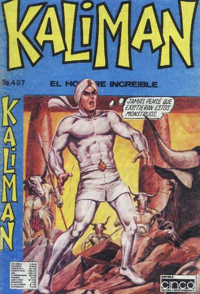 Cover for Kaliman (Editora Cinco, 1976 series) #497