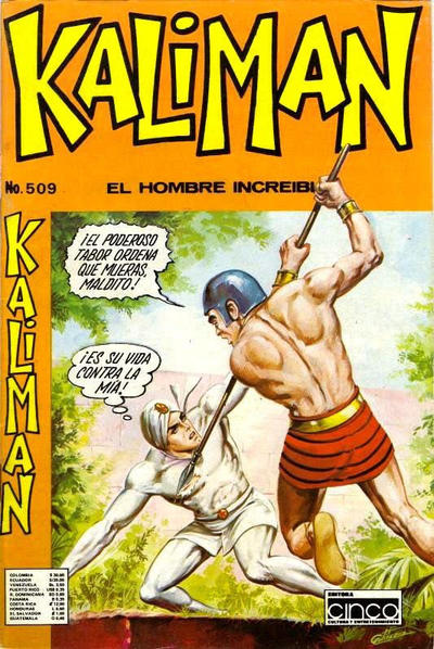 Cover for Kaliman (Editora Cinco, 1976 series) #509