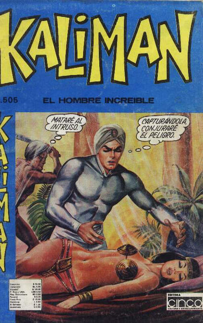 Cover for Kaliman (Editora Cinco, 1976 series) #505