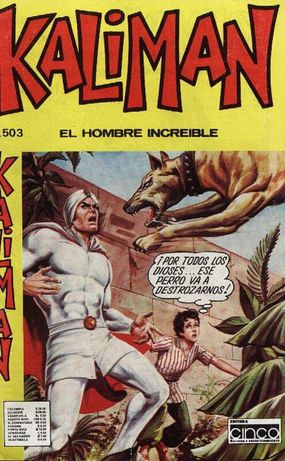 Cover for Kaliman (Editora Cinco, 1976 series) #503