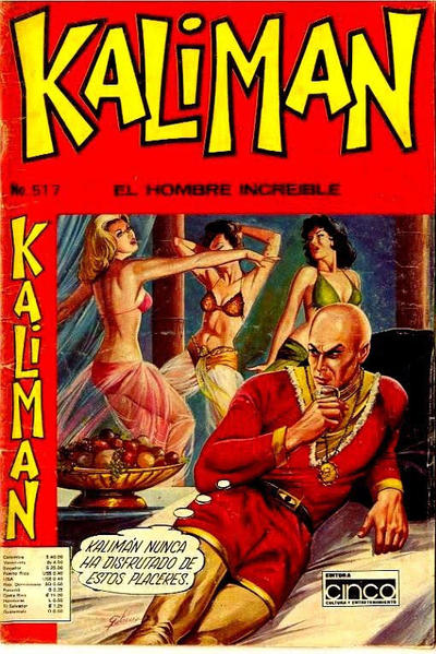 Cover for Kaliman (Editora Cinco, 1976 series) #517