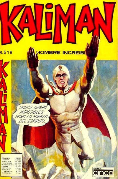 Cover for Kaliman (Editora Cinco, 1976 series) #518