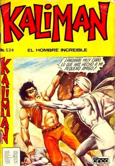 Cover for Kaliman (Editora Cinco, 1976 series) #534