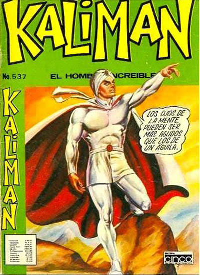 Cover for Kaliman (Editora Cinco, 1976 series) #537