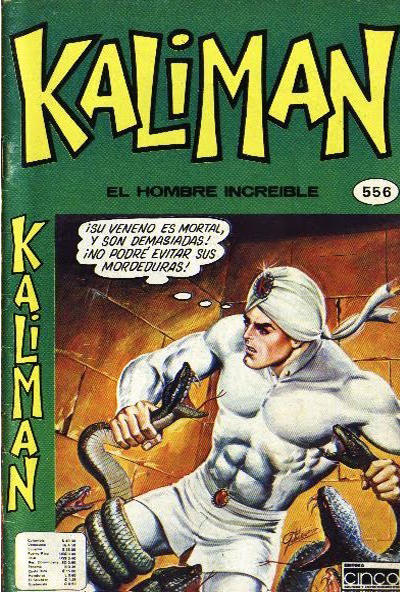 Cover for Kaliman (Editora Cinco, 1976 series) #556