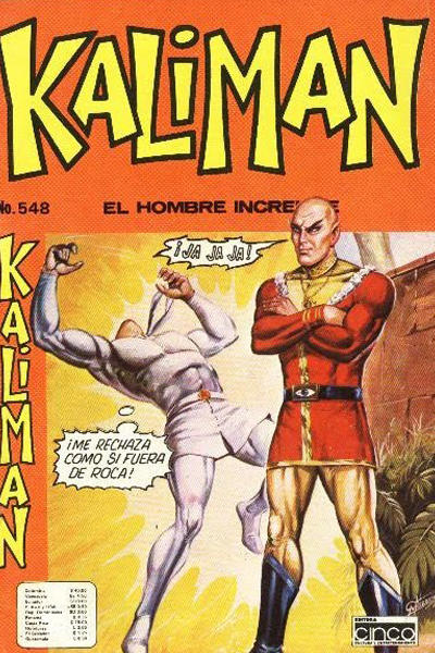 Cover for Kaliman (Editora Cinco, 1976 series) #548