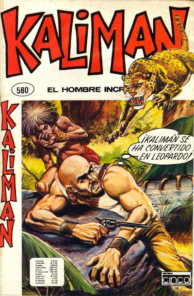 Cover for Kaliman (Editora Cinco, 1976 series) #580