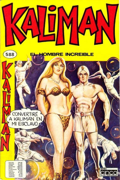 Cover for Kaliman (Editora Cinco, 1976 series) #588