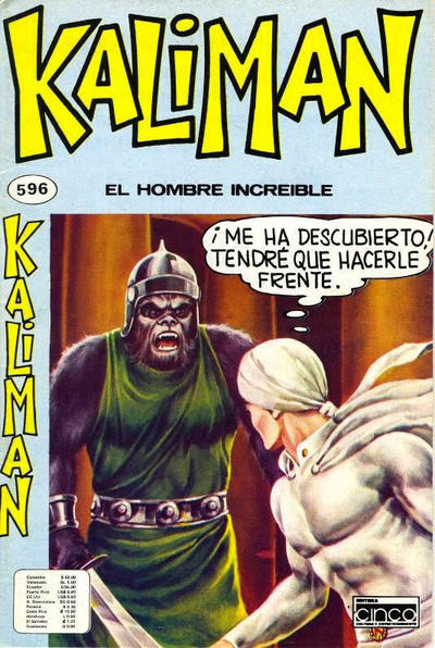Cover for Kaliman (Editora Cinco, 1976 series) #596