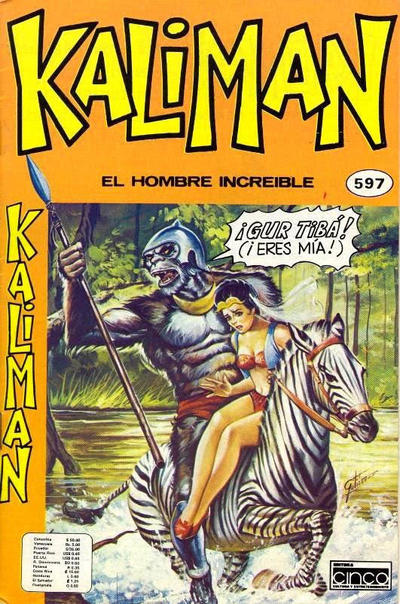 Cover for Kaliman (Editora Cinco, 1976 series) #597