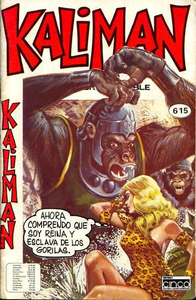 Cover for Kaliman (Editora Cinco, 1976 series) #615