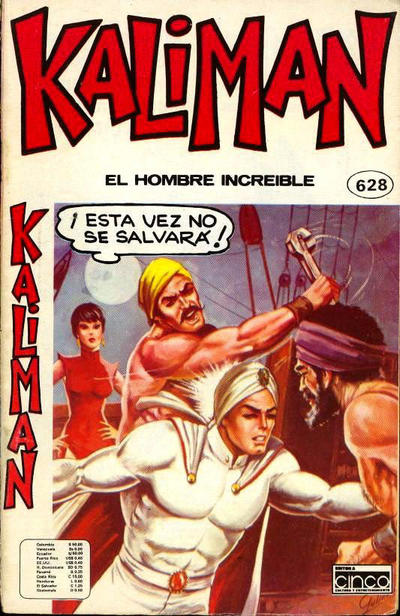 Cover for Kaliman (Editora Cinco, 1976 series) #628