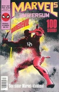 Cover Thumbnail for Marvels universum (Semic, 1987 series) #10/1987