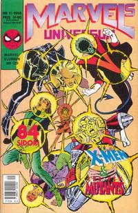Cover Thumbnail for Marvels universum (SatellitFörlaget, 1988 series) #11/1988