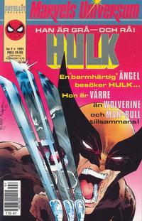 Cover Thumbnail for Marvels universum (SatellitFörlaget, 1988 series) #7/1991