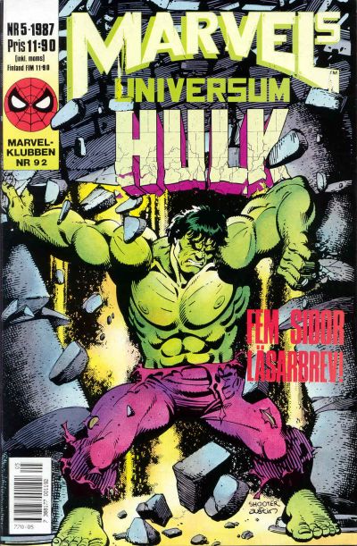 Cover for Marvels universum (Semic, 1987 series) #5/1987