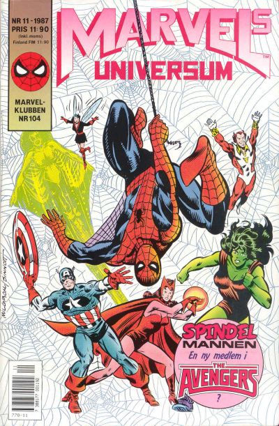 Cover for Marvels universum (Semic, 1987 series) #11/1987