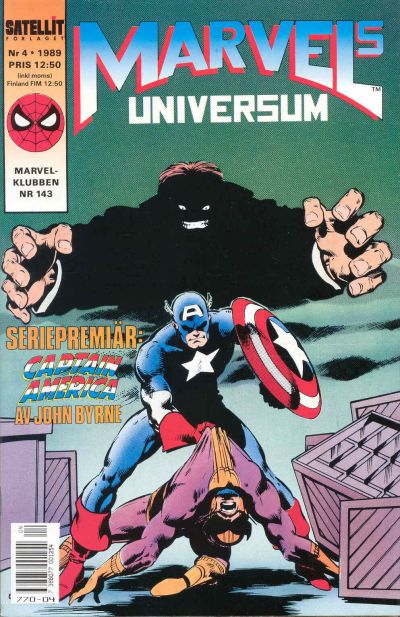 Cover for Marvels universum (SatellitFörlaget, 1988 series) #4/1989