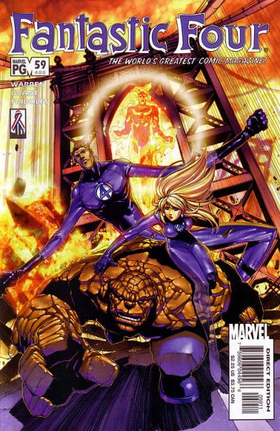 Cover for Fantastic Four (Marvel, 1998 series) #59 (488) [Direct Edition]