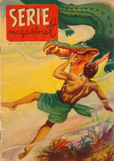 Cover for Seriemagasinet (Centerförlaget, 1948 series) #1/1955