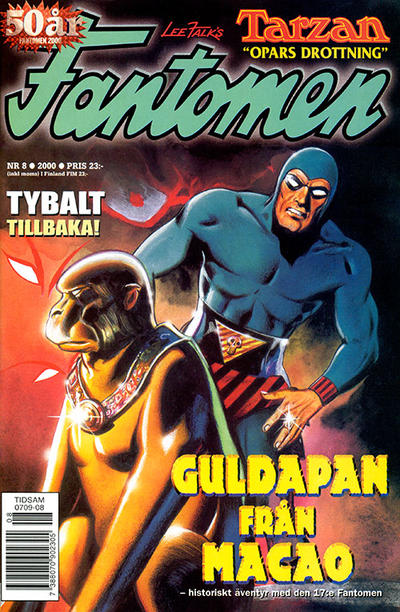 Cover for Fantomen (Egmont, 1997 series) #8/2000