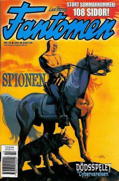 Cover for Fantomen (Egmont, 1997 series) #14/2001