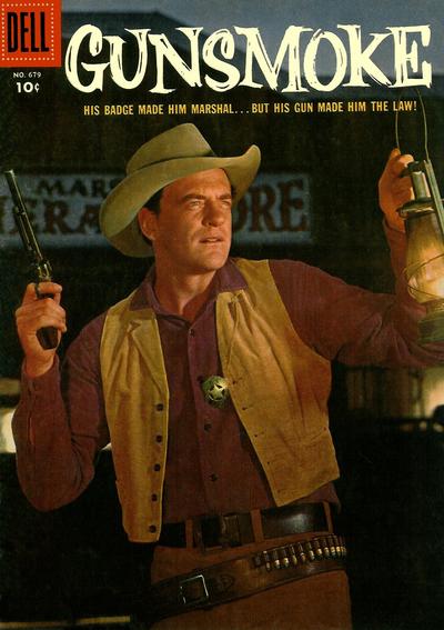 Cover for Four Color (Dell, 1942 series) #679 - Gunsmoke