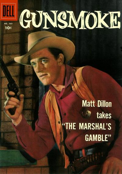 Cover for Four Color (Dell, 1942 series) #769 - Gunsmoke
