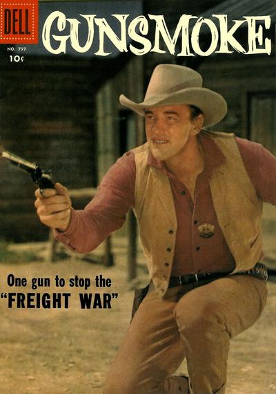 Cover for Four Color (Dell, 1942 series) #797 - Gunsmoke