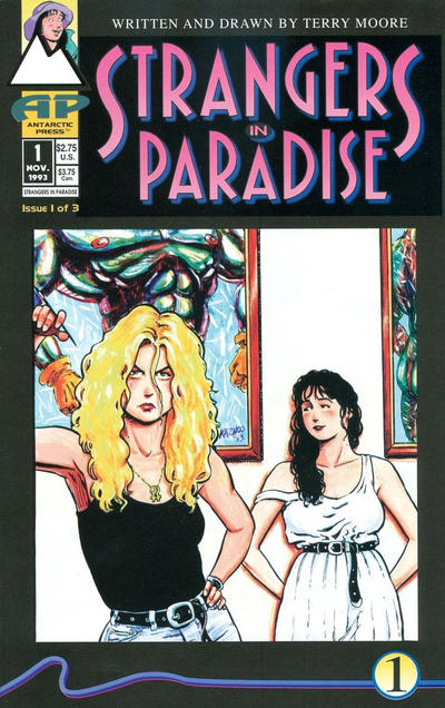 Cover for Strangers in Paradise (Antarctic Press, 1993 series) #1