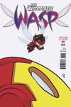 Cover Thumbnail for Unstoppable Wasp (2017 series) #1 [Skottie Young Marvel Babies Variant]