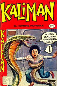 Cover Thumbnail for Kaliman (Editora Cinco, 1976 series) #678