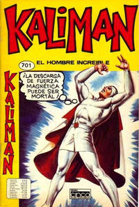 Cover Thumbnail for Kaliman (Editora Cinco, 1976 series) #701