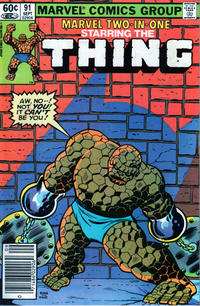 Cover Thumbnail for Marvel Two-in-One (Marvel, 1974 series) #91 [Newsstand]